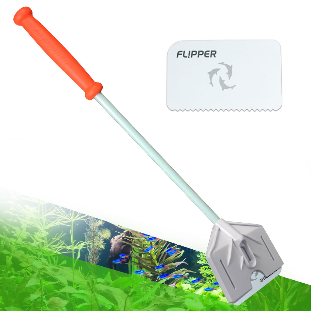 Flipper Platinum Aquarium Hand Scraper for Glass and Acrylic Tanks 18"