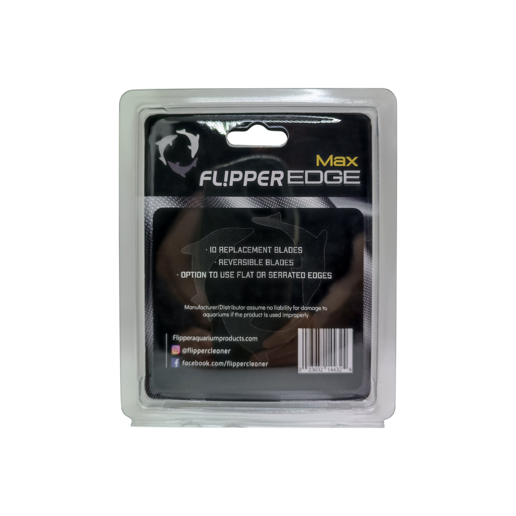 Flipper Edge Max Acrylic Safe Plastic Blades - 10 Pack