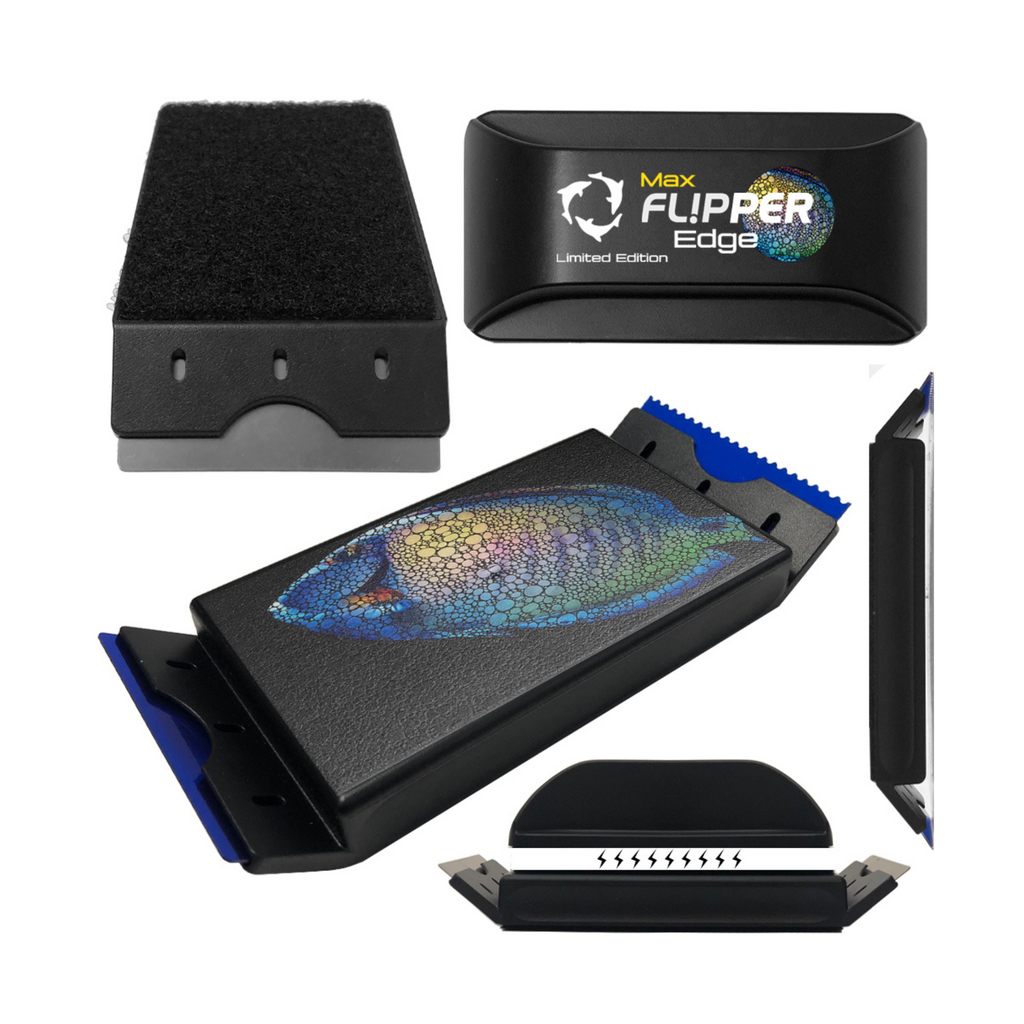 Flipper Limited Edition Edge Magnetic Aquarium Cleaner for Glass and Acrylic Tanks Expanded View