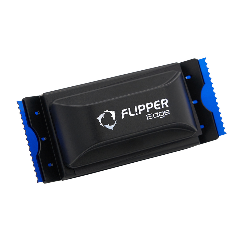 Flipper Edge Magnetic Aquarium Cleaner for Glass and Acrylic Tanks Plastic Blades