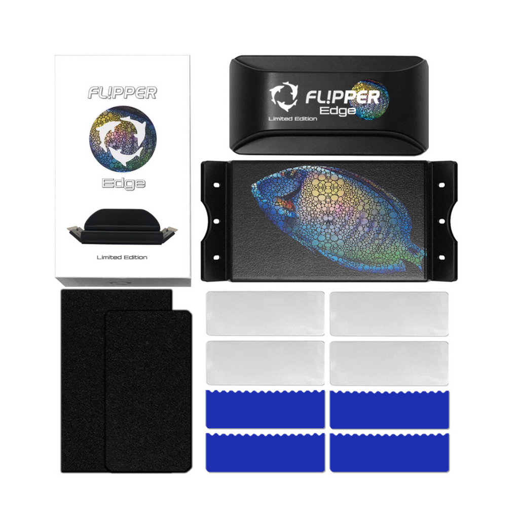 Flipper Limited Edition Edge Magnetic Aquarium Cleaner for Glass and Acrylic Tanks Expanded View